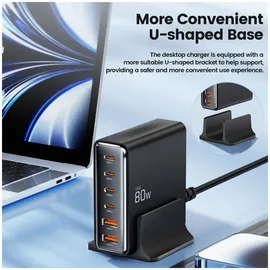 TECH-PROTECT DC80W-GAN PD80W/QC3.0 Schwarz