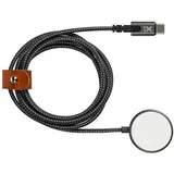 Xtorm Ladekabel Apple Watch USB-C (1,5m), black/silver - Schwarz/Braun/Grau