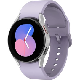Samsung Galaxy Watch5 silver 40 mm BT Sport Band purple
