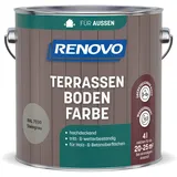 Renovo Terrassenbodenfarbe Steingrau RAL 7030 4 l