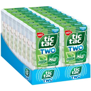Ferrero Tic Tac Two Spearmint Fresh & Mild 38,5 g, 16er Pack