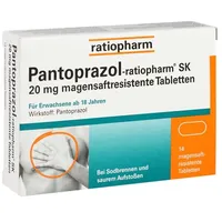 Ratiopharm Pantoprazol-ratiopharm SK 20 mg  14 St.