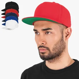 Flexfit Classic 5 Panel Snapback Cap royal One Size