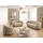 s-style möbel 3-1 Garnitur Bouclé 3-Sitzer + 1-Sitzer Beige