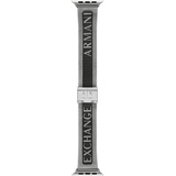 Giorgio Armani Armani Exchange Herrenband kompatibel mit Apple Watch® 42 mm 44 mm 45 mm Edelstahl, AXS8029