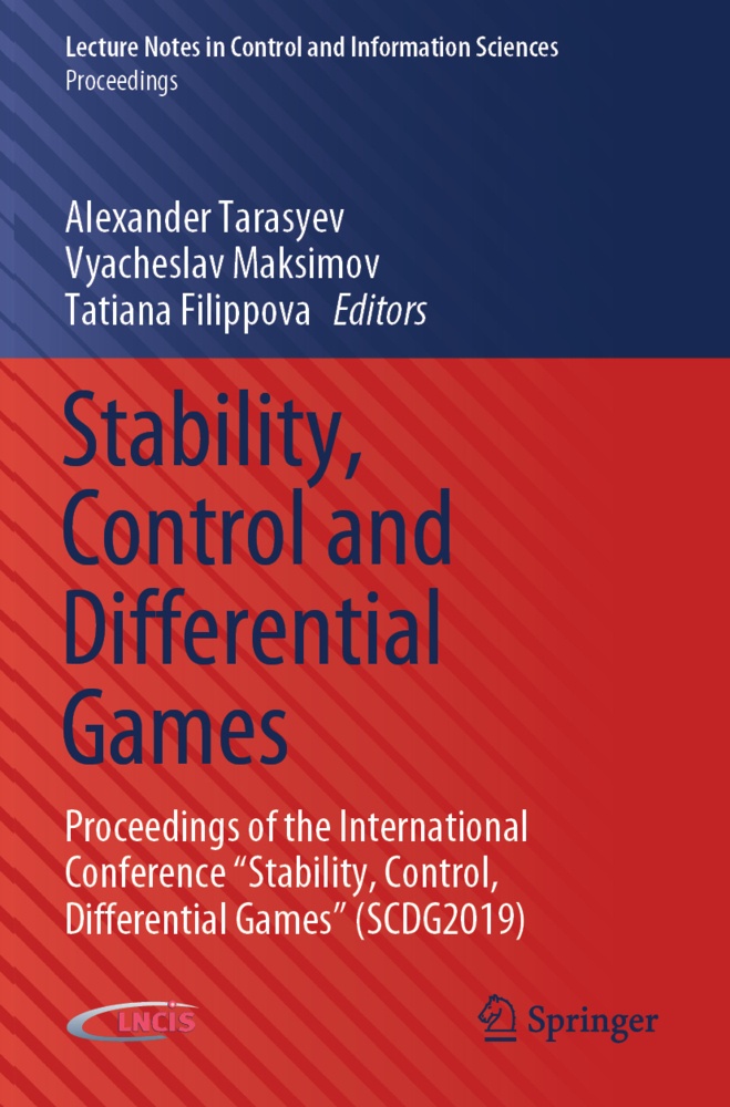 Stability  Control And Differential Games  Kartoniert (TB)
