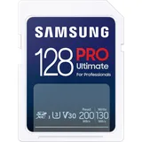 Samsung PRO Ultimate SD-Speicherkarte mit USB-Kartenleser – 128 GB White