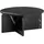 Wohnling Couchtisch Schwarz MDF Marmor 70 x 70 x 33 cm