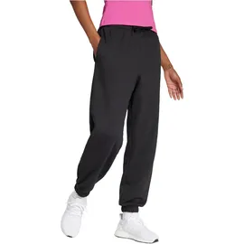 adidas Essentials Linear French Terry Cuffed Joggers Black / White L