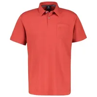 LERROS Poloshirt mit Brusttasche und Stickerei »LERROS deep coral red