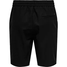 Only & Sons Bermudas ONSLINUS 0007 COT LIN Shorts NOOS schwarz XXL