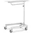 Steinberg Systems Instrumententisch seitlich offenes Design 60 x 400 mm höhenverstellbar Edelstahl / Gummi