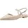 TAMARIS Damen Sling Pump mit Blockabsatz Leder, beige, 38 EU