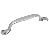 SO-TECH® Möbelgriff Erik BA 96 mm Griff Schrankgriff Schubladengriff inkl. Schrauben (1-St), Altzinnoptik, Abmessungen 143,5 x 22,7 x 25 mm silberfarben