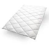 John Cotton Anna, 135x200 cm, | Dauerhaft Sommerdecke mit Anti-Allergie Füllung: - Weiß,