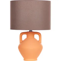 Tischleuchte LABRADA Keramik Orange