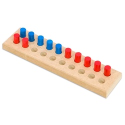 Betzold Lernspielzeug Zwanziger-Steckbrett für den Zahlenraum bis 20 – Mathematik