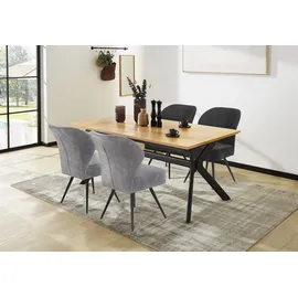 Jockenhöfer Massimo 180-260 x 76 x 100 cm braun