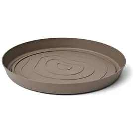 Teraplast ORMA Untersetzer Ø 25 cm - Farbe Sand Beige - Recycelter Kunststoff - UV-beständig & Frostfest für Innen & Außen