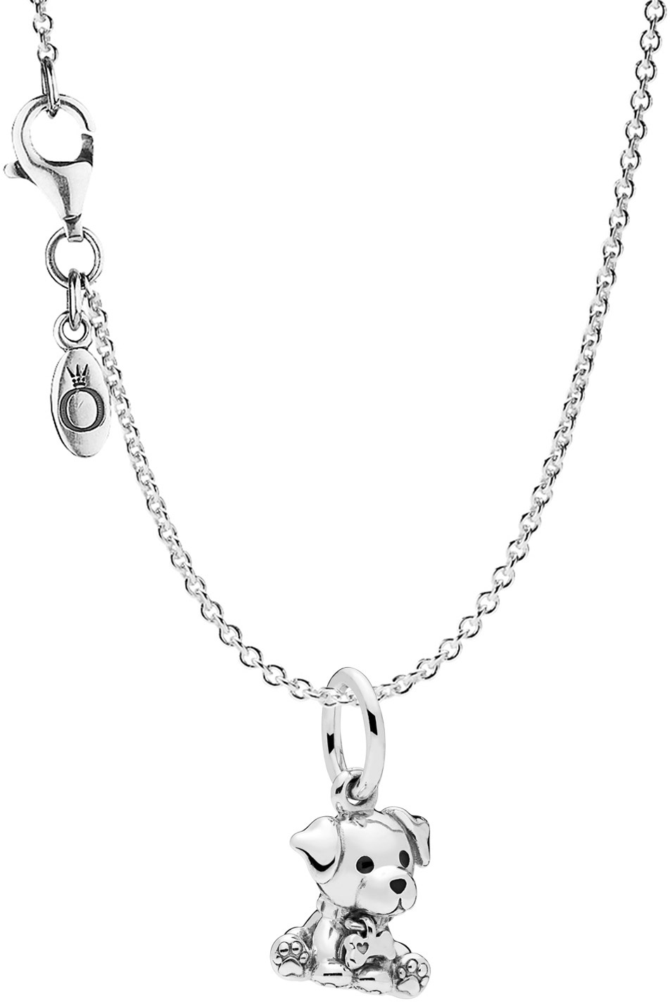 Pandora 75249 Halskette Silber 925 mit Anhänger Labrador Puppy