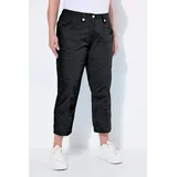 Ulla Popken Funktionshose 7/8-Cargohose Schwarz 52