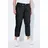 Ulla Popken Funktionshose 7/8-Cargohose Schwarz 52