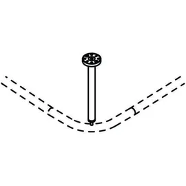 Hewi System 900 Deckenabhängung 300mm -