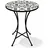 Mojawo Mosaik Mosaiktisch Ø 60 x 70 cm Rot/Mehrfarbig