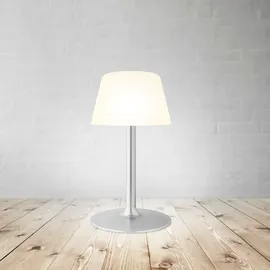 eva solo Solarleuchte Kunststoff Ø 28 x H 50,5 cm weiß