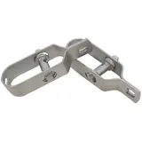 Baumarktplus 100 Stück Drahtspanner feuerverzinkt 100 mm verzinkt Zaunspanner Zaun Weidezaun