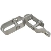 Baumarktplus 100 Stück Drahtspanner feuerverzinkt 100 mm verzinkt Zaunspanner Zaun Weidezaun