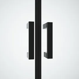 Aurlane Glasdusche Black Calm 80 Schwarz 80 cm x 200 cm
