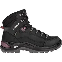 Lowa Renegade GTX Mid Wanderschuhe Damen schwarz/pflaume- Gr. 39.5