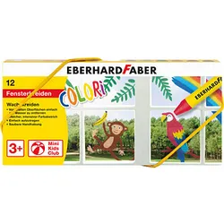 EBERHARD FABER COLORI Wachsmalkreiden farbsortiert, 12 St.