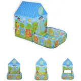 Moni 2 in 1 Spielzelt Zoo 995-5001E,