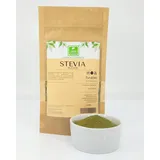 Stevia Pulver 250g von der Grünen Essenz - gemahlene Blätter - zuckersatz - 100% natürlich – ausgewählte Blätter - Stevia Blätter gemahlen für Tee Premium Qualität