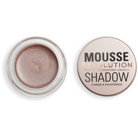 Revolution Mousse Shadow, cremige Farbe für Wangen & Augen, aufgeschlagene, leichte Formel, Creme-zu-Pulver, Rose Gold,