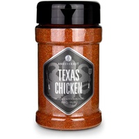 Ankerkraut Texas Chicken, BBQ Rub, Gewürzmischung für Chicken Wings, Hähnchen und Pulled Chicken, mit Salz, Pfeffer, Zwiebel und Knoblauch, 230 g im Streuer