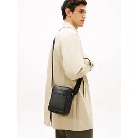 Tommy Hilfiger TH Flag Monogram Mini Reporter Bag Black/Grey