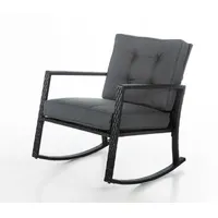 HC Garten & Freizeit Schaukelstuhl 91,5 x 67,5 x 82,5 cm gepolstert