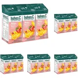 hohes C Milder Multivitamin (3 x 0,2l), 100% Saft, Apfel, Orange, Acerola, Mango, 7 Vitamine, ohne Zuckerzusatz laut Gesetz, weniger Säure, vegan (Packung mit 5)