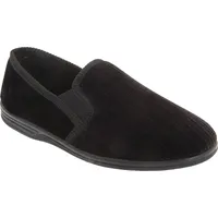 Zedzzz Herren Richard Hausschuhe / Pantoffeln, gemustert DF835 (46 EUR) (Schwarz) - Schwarz - 46