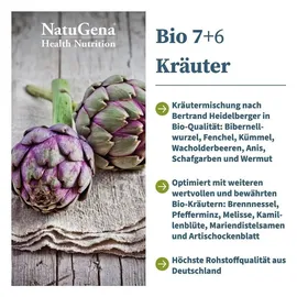 NatuGena Bio 7+6 Kräuter Artischocke+mariendistel Veg.pulv.