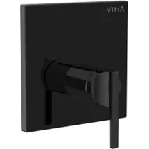 Vitra Suit Einhebel-Brausearmatur Unterputzmontage Schwarz Hochglanz A4282139