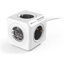 Allocacoc PowerCube Extended Monitor 1,5 m Grau 4 St.