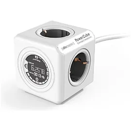 Allocacoc PowerCube Extended Monitor 1,5 m Grau 4 St.