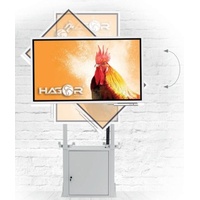 Hagor Wall Lift Pro Light III Flip 139,7 cm (55") Silber