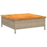 vidaXL Gartentisch 70 x 70 x 25 cm Beige