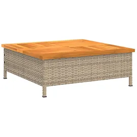 vidaXL Gartentisch 70 x 70 x 25 cm Beige