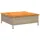 vidaXL Gartentisch 70 x 70 x 25 cm Beige